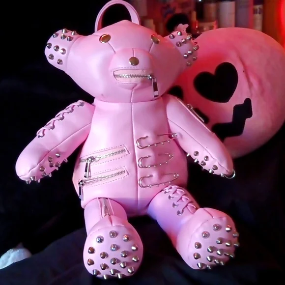 Current Mood | Bags | Tormented Teddy Bubble Gum Pink Back  display picture 2